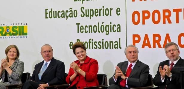 Presidente Dilma Rousseff participa nesta terça-feira (16) da cerimônia de anúncio da expansão da Rede Federal de Educação Superior, Profissional e Tecnológica, no Palácio do Planalto 