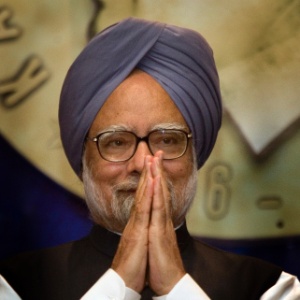 O primeiro-ministro da Índia, Manmohan Singh