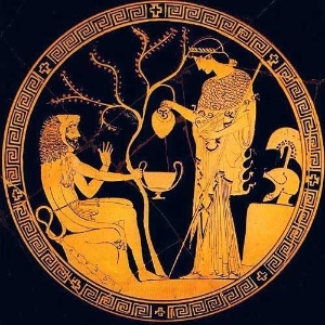 Ilustração de Atena, deusa grega